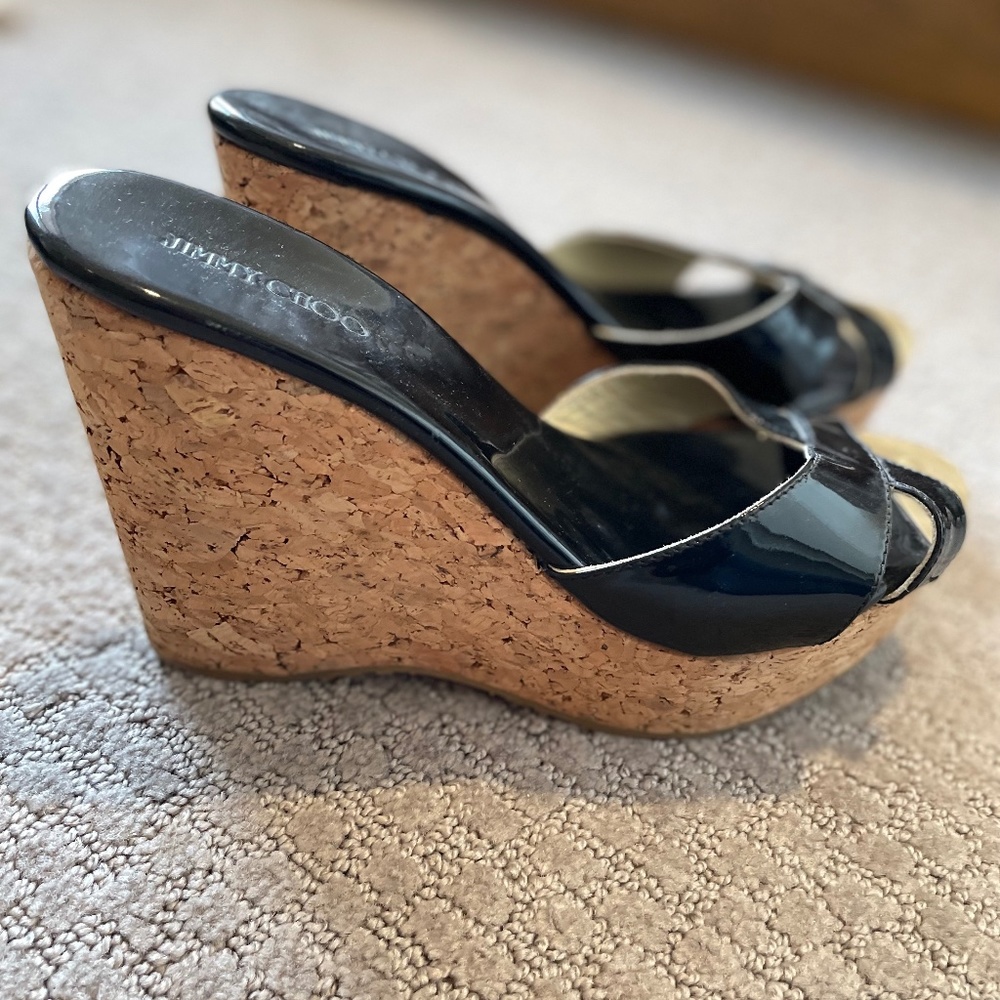 Jimmy Choo Platform Wedge Sandals